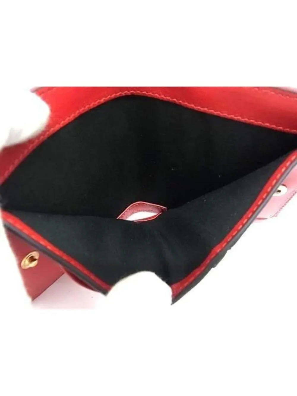 Versace Bifold Wallet Medusa Red Leather